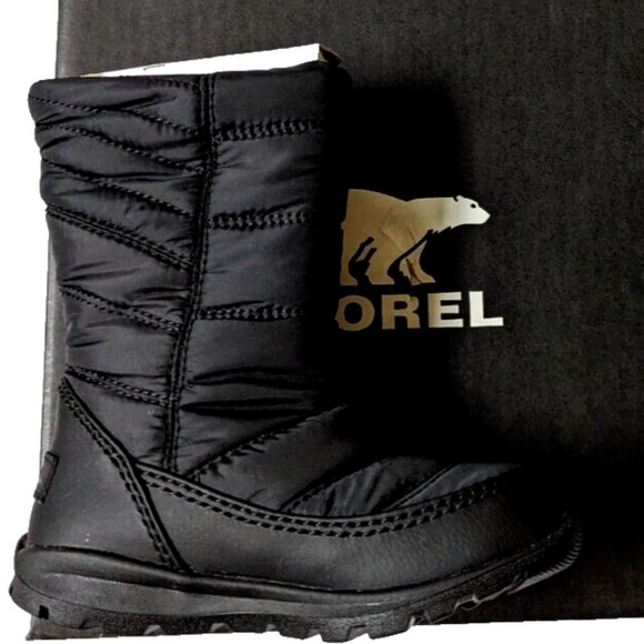 Sorel CHILDREN'S WHITN EY MID Boot Waterproof Girls Toddler Black Winter… - Picture 3 of 8